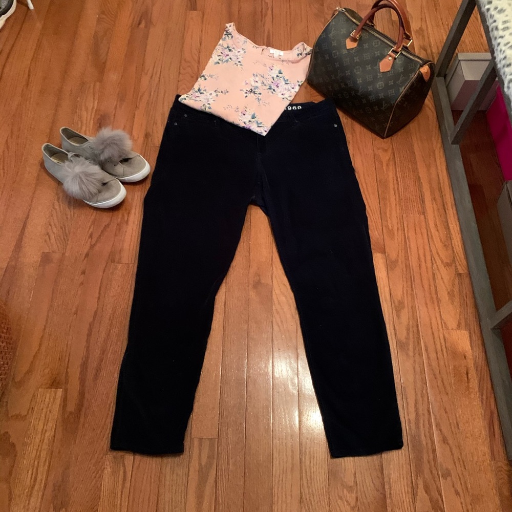 Navy Blue Gap Skinny Cords (Legging Jean)
